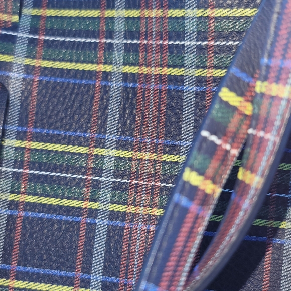 Balenciaga Everyday Tote Bag In Navy Plaid Like New With Cards And Receipt - Picture 2 of 15